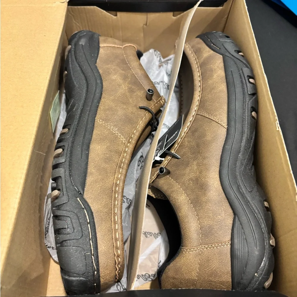 Eddie Bauer Brown Loafers with Moccasin Toe and Durable Sole - Picture 6 of 6